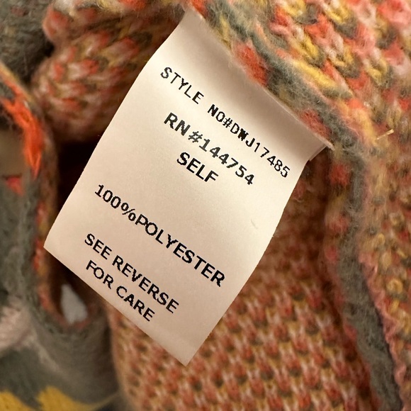 70’s daisy cozy sweater jacket - Picture 3 of 4